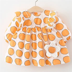 Robe pour bébé et enfant à manches longues à pois, la plus belle, pour les sites de vente en ligne, provenant du marché de gros chinois - Product Image 1