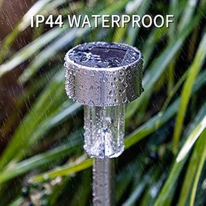 Lampe solaire de jardin en acier inoxydable personnalisable, étanche IP44, éclairage extérieur pour pelouse et aménagement paysager, livraison directe d'usine - Product Image 2