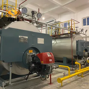 Diesel Minyak Gas Bahan Bakar Tekanan Rendah 0.7-14 MW Boiler Industri Air Panas