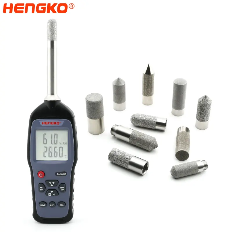 Sensori di umidità digitali portatili Tester del punto di rugiada termometro igrometro registratore di temperatura e umidità