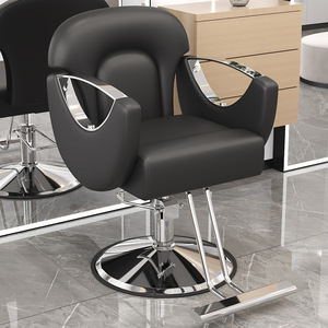 Sillón de Barbería Hidráulico Moderno, Silla de Estilismo Acolchada para Salón, Asiento de Peluquería con Altura Ajustable para Estudio de Belleza - Product Image 4