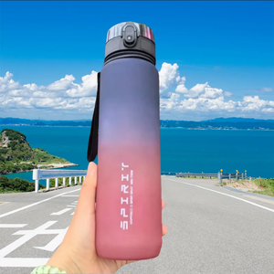 Bouteille de sport en gros, gourde motivante anti-fuite portable en plastique PC, classique et réutilisable pour les activités de plein air, la gym et les entreprises - Product Image 2
