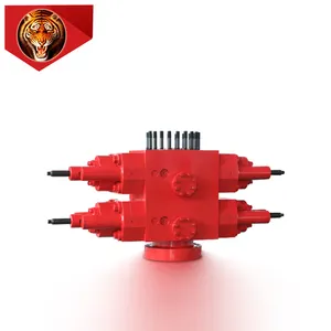 Tigerrig API 16A high pressure manual cameron u s type ram blowout preventer shaffer double ram bop for well drilling