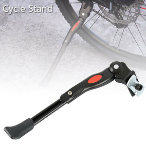Cavalletto Regolabile HONGSEN in Lega di Alluminio per Bicicletta con Supporto Centrale e Poggiapiede, Misure 22-27CM, Opzioni Nero/Bianco - Product Image 6
