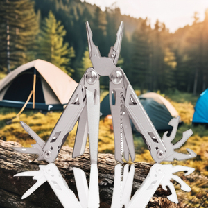 Pince multifonctionnelle pliable industrielle personnalisée, tournevis, lames verrouillables à ressort, poche OEM, multi-outils de camping, voyageur - Product Image 3
