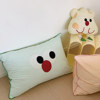 Taie d'oreiller en coton 100% - Taie d'oreiller de dessin animé - Literie - Taie d'oreiller à biscuits - Taie d'oreiller enveloppe - Taie d'oreiller personnalisée - 30x50cm