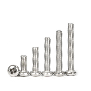 Bengu Machine <b>Screws</b> 304 Stainless Steel Round Head Metric Standard Thread Custom Machining - Product Image 1