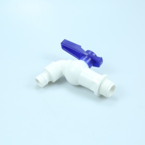 PVC White Garden Faucet Washing Machine Health Water <strong>Taps</strong> Plastic Bibcock Pipe Fittings Water Tapdoblue Faucet <strong>Angle</strong> Valve - Product Image 1