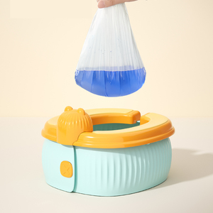 I AM BABY New Design Cute Cartoon Baby Folding <strong>Potty</strong> Soft TPE Comfortable Seat Infant Toddler Portable <strong>Potty</strong> Chair <strong>Travel</strong> Use - Product Image 2