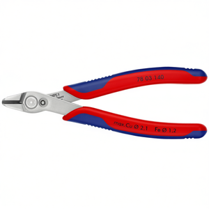 Coupe-fil électronique Knipex Super Knips XL 78 03 140 pour cuivre et fer Max Cu 2.1 Fe 1.2 - Product Image 2