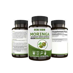 Nhãn hiệu riêng khỏe mạnh bổ sung <span class=keywords><strong>Moringa</strong></span> lá bột tự nhiên <span class=keywords><strong>Moringa</strong></span> chiết xuất rau <span class=keywords><strong>Moringa</strong></span> viên nang - Product Image 1