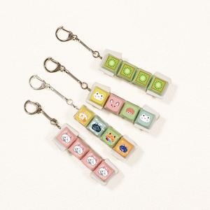 Llavero personalizado con logo impreso, teclado transparente, interruptores antiestrés, llavero fidget clicker con luz - Product Image 2