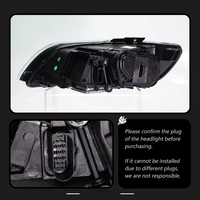 Feux de voiture pour Audi Q7 2006-2015 SQ7, ensemble de phares LED automatiques, mise à niveau, design style RS Q8, lentille bifocale, accessoires extérieurs