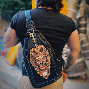 ייצור תיקי יד חדשים 2024 טלפון באיכות גבוהה עור טלפון חזה שק כף יד - Product Image 4