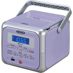 JENSEN เครื่องเล่นสเตอริโอแบบพกพาจอแสดงผล LCD Boombox สำหรับบลูทูธวิทยุ FM USB ช่องเสียบหูฟัง AUX-in เล่น MP3 CD-660 - Product Image 2