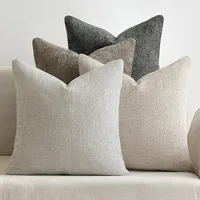 DaiRui Housses de coussin luxueuses décoratives nordiques en chenille douce