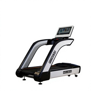 WiFi Entertainment Commercial Treadmill <b>Play</b> Music Movies 21.5 Inch Large Screen Accept Custom Logo - Product Image 1