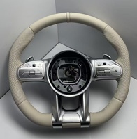 Volant en fibre de carbone GZYLC pour Mercedes-Benz A35 A45 C63 C43 E53 E63 G63 G500 G55 AMG GT S63 GLE63 GLA45