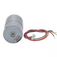 Motor DC Brushless Kecil 12V/24V JGA25-2418 dengan Berbagai Rasio Kecepatan untuk Kipas Rumah Pintar, Berperingkat IP54, Pemasangan Flens