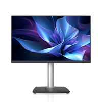 Monitores 1K con Base Fija Sin Marco, Pantalla Plana IPS de 23.8 Pulgadas para PC, Monitor de Juegos LED de Escritorio de 23.8 Pulgadas y 60Hz