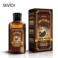 1 Gel de coiffage pour barbier, produit de soins pour les cheveux, brillant et moulant, haute qualité, pour hommes