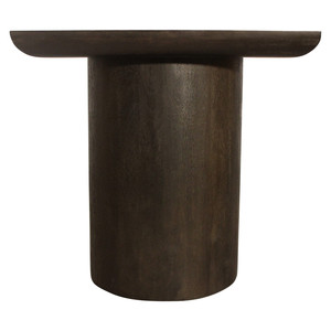 24 \ "HMS marrone scuro in legno massello piedistallo quadrato Console da tavolo fine tavolo - Product Image 3