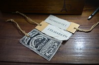 Étiquettes personnalisées en lin pour vêtements, étiquettes en coton pour sacs et chaussures, marques personnalisées imprimées en sérigraphie, échantillon en 7 jours