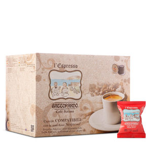 100 Capsule di Caffè Compatibili NESPResso Gusto Ricco Gattopardo 0,11g/Capsula - Product Image 1