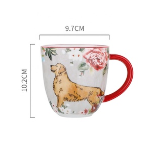 Nouveau Design Créatif Dessin Animé Chien En <span class=keywords><strong>Porcelaine</strong></span> Tasses à Café Lait Petit Déjeuner Tasses En Céramique - Product Image 6
