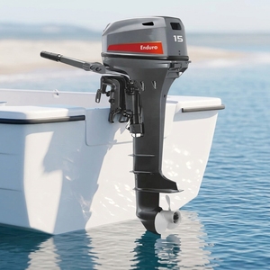 Factory's Premium Quality 15HP 2 Stroke Motor Long or Short Shaft New Gasoline-Fueled for Boat <b>Engines</b> - Product Image 2