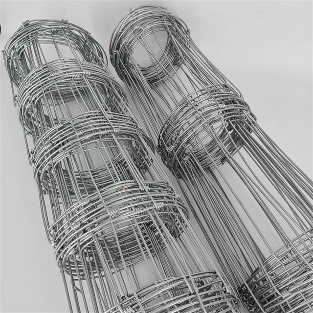 Fixed Knot Galvanized Steel Wire Plain Weave Bending Customizable Farm Fence Netting for Sheep Deer Livestock