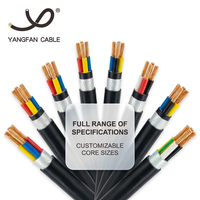Cable de Alimentación Ignífugo Cu/XLPE/PVC 0.6/1kV, Aislamiento XLPE, Clase A, Conductor de Cobre, Revestimiento de PVC