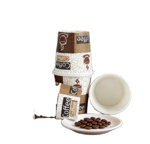 Gobelets promotionnels en papier à paroi simple de 8 oz pour café, boissons, vin, snacks, biscuits, salades, articles ménagers, milkshakes - Product Image 1