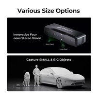Scanner 3D Creality Otter Lite, haute précision 0,05 mm, scanner portable sans fil, couleur pleine 24 bits