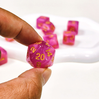 Mini jeu de dés à paillettes bicolores 10 mm D6 en acrylique, dés polyédriques à six faces pour jeux de société