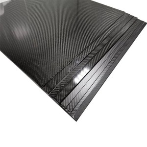 Fabriekslevering OEM Hoge Precisie Platte Koolstofvezel CNC Platen Lichtgewicht Hoge Sterkte Aangepaste Kleuren Sport 3mm Dikte - Product Image 1
