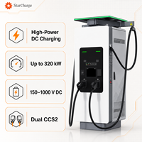 Cargador Comercial StarCharge Titan V4 CCS2 de 240kW, 280kW y 320kW para Distribuidores y Suministro de Proyectos Regionales