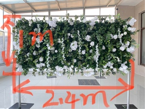<span class=keywords><strong>Arche</strong></span> de fond en tissu mural rose et plante verte artificielle Spring Edition avec une occasion de Pâques Source d'usine directe - Product Image 4