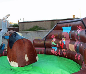 Parc de sport en plein air de haute qualité, jeu de divertissement humain, <span class=keywords><strong>taureau</strong></span> de <span class=keywords><strong>taureau</strong></span> de <span class=keywords><strong>taureau</strong></span> de rodéo mécanique gonflable commercial - Product Image 5