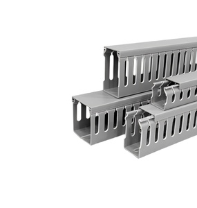 Conduits de câblage de coffre de câbles en <span class=keywords><strong>PVC</strong></span> <span class=keywords><strong>rigide</strong></span> fendu Goulotte électrique <span class=keywords><strong>Conduit</strong></span> de câblage de creux ignifuge industriel - Product Image 2