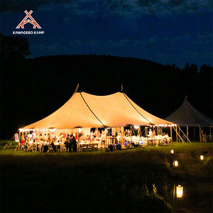 Kawagebo Kamp 100㎡ Luxury Permanent Steel Structure Restaurant Outdoor <strong>Tent</strong> for Event Wedding Dinner Party - Product Image 3