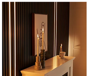 Bande lumineuse LED moderne, écologique, ignifuge, panneau acoustique décoratif mural intérieur <span class=keywords><strong>en</strong></span> <span class=keywords><strong>bois</strong></span> pour une insonorisation élégante - Product Image 6