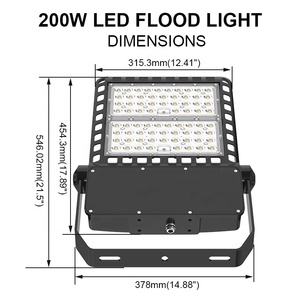 <span class=keywords><strong>Led</strong></span> projektör aydınlatma tünel stadyum park yeri kare sergi - Product Image 5