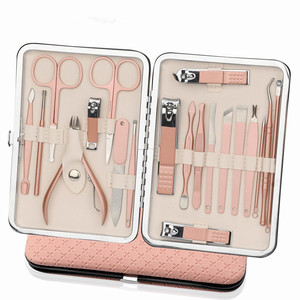 Juego <span class=keywords><strong>de</strong></span> <span class=keywords><strong>manicura</strong></span> profesional <span class=keywords><strong>de</strong></span> acero inoxidable, cortaúñas, <span class=keywords><strong>kit</strong></span> <span class=keywords><strong>de</strong></span> herramientas <span class=keywords><strong>de</strong></span> pedicura, popular, 18 piezas - Product Image 6