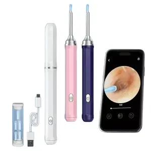 Earwax Removal Wifi Ear Cleaning Otoscope Integrated Wireless Medical Safe Ear Pick Tool Camera Electric Ear Wax Remover