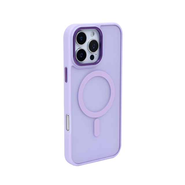 Elegant Matte Finish TPU PC Magnetic Phone Case for iPhone 16 15 14 13 12 case for iphone