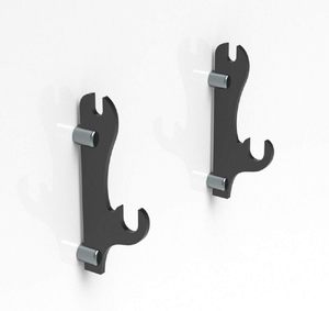 Support <span class=keywords><strong>mural</strong></span> pour épée en acrylique noir, support d'exposition à 2 niveaux pour <span class=keywords><strong>katana</strong></span>, épées de samouraï et objets de collection - Product Image 5