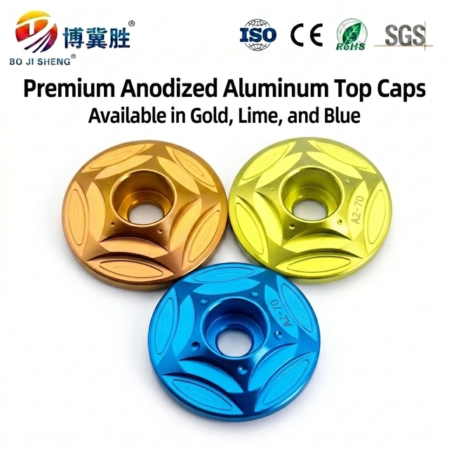 Hot Sale Titanium Alloy bicycle Headset Top Cap Colorful Anodized for Mtb Road Bike