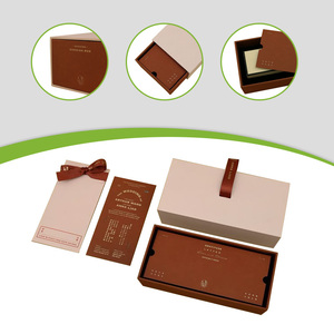 Scatole Regalo Portatili per Bomboniere con Manico a Nastro e Design a Cassetto Scorrevole per Facile Apertura, Elegante Confezione in Carta per Occasioni Speciali - Product Image 2