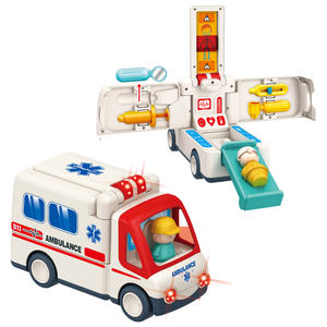 Voiture de jouet électrique <span class=keywords><strong>ambulance</strong></span> avec lumières, musique, kit de médecin, jouet de véhicule <span class=keywords><strong>ambulance</strong></span> pour enfants - Product Image 2
